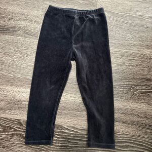 Gymboree Vintage 2004 Black Pants Leggings Size 3T Ribbed Pull On Y2K